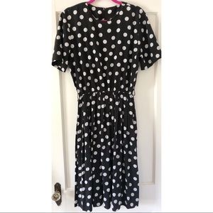Vintage polka dot dress